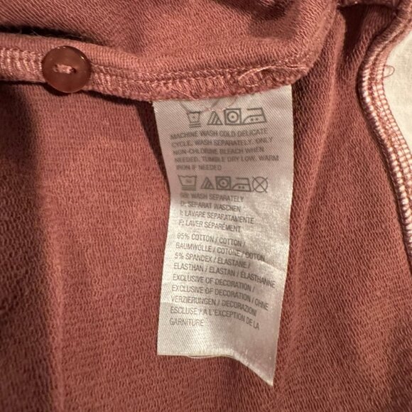 Denim & Co Twofer Heavenly Jersey 2Fer Twofer Top – Women’s 3X – Red Clay Floral - Picture 3 of 3